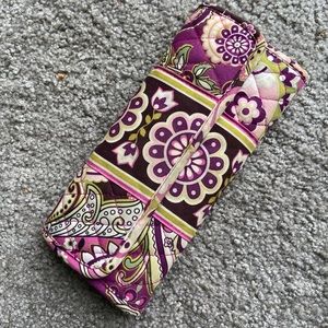 Large Vera Bradley Wallet in Very Berry Paisley